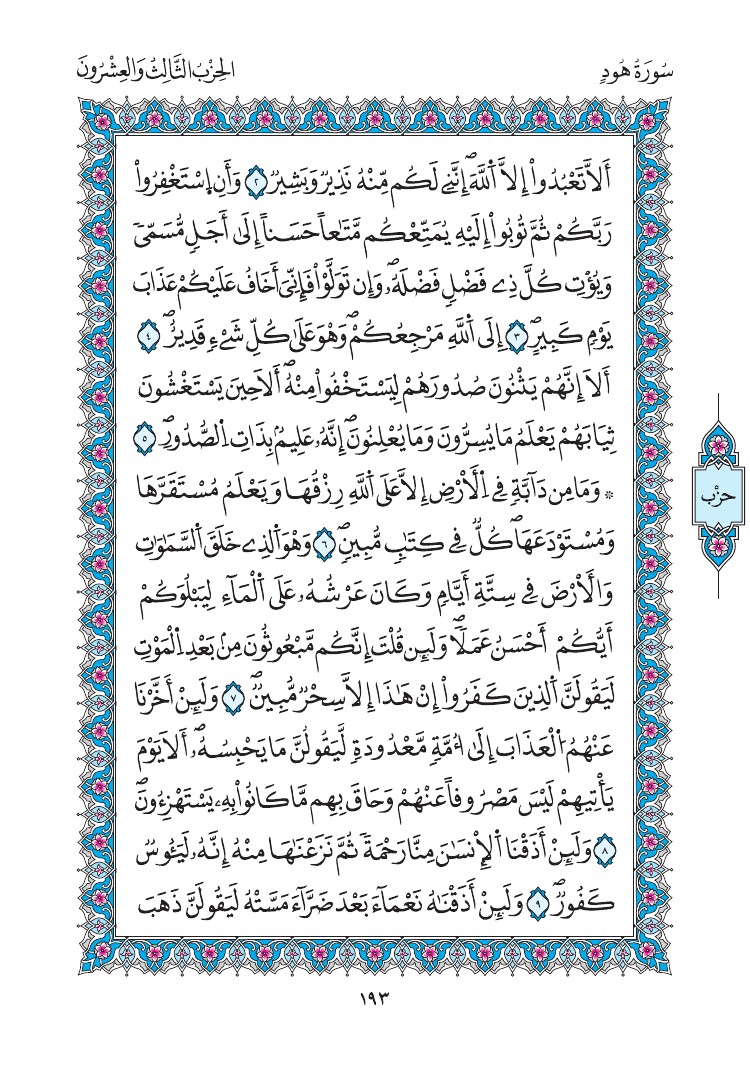 مصحف المدينة - صفحة 193