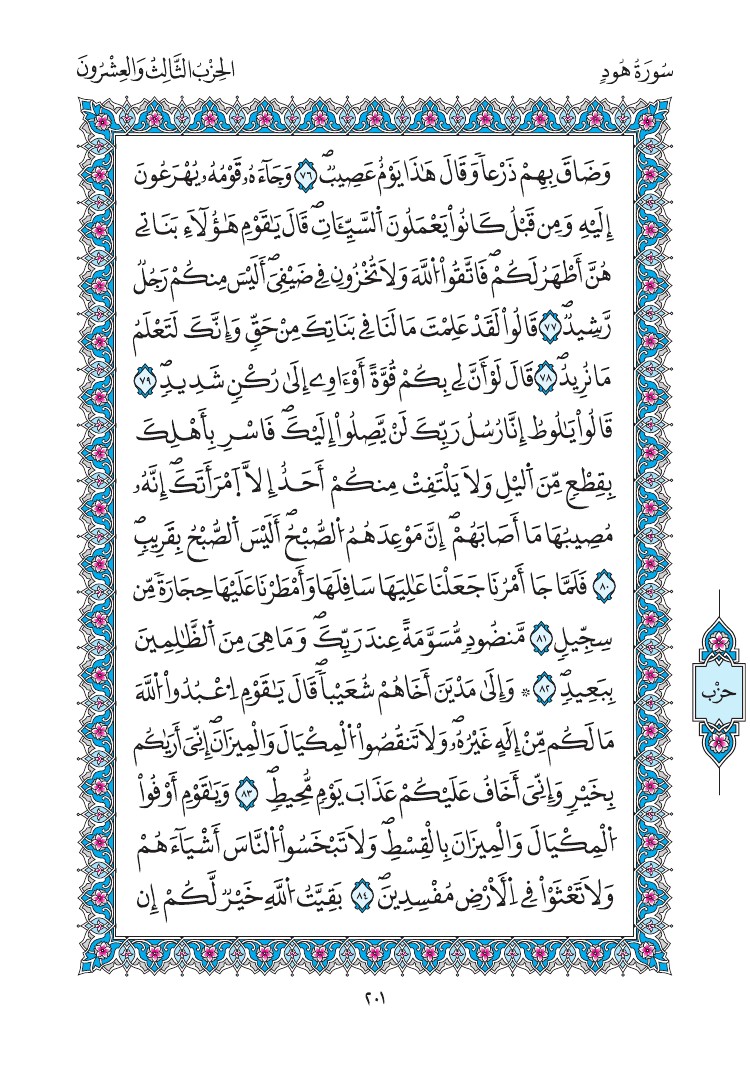 مصحف المدينة - صفحة 201