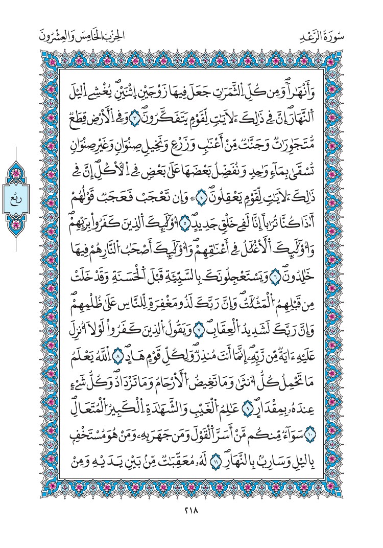 مصحف المدينة - صفحة 218