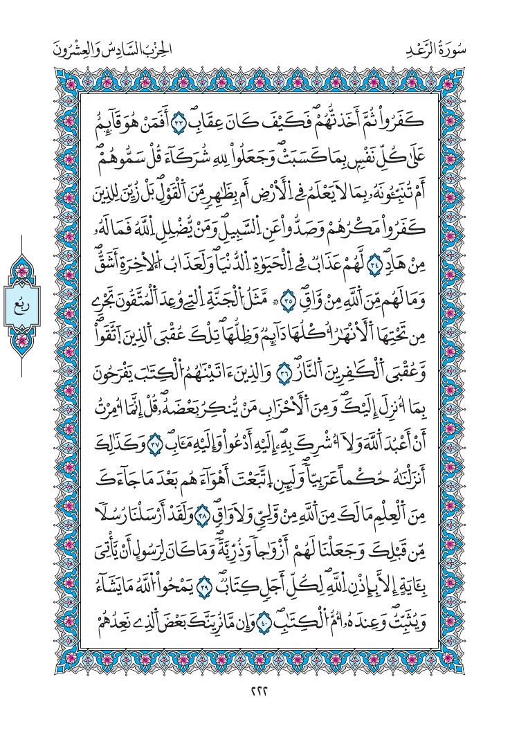 مصحف المدينة - صفحة 222