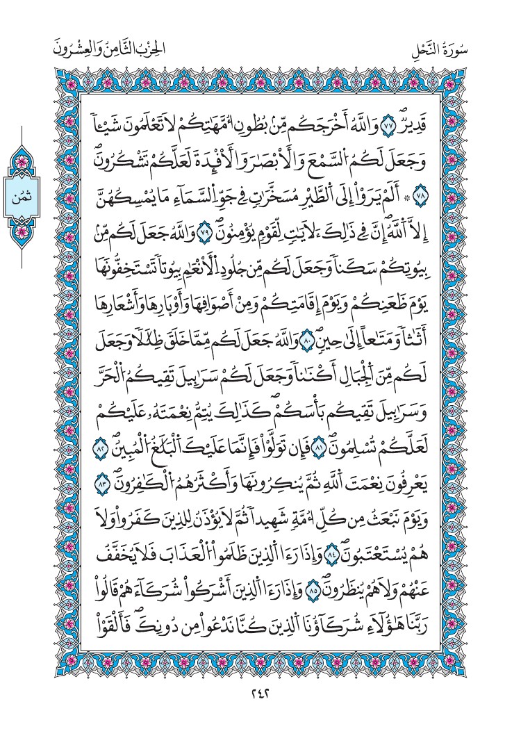 مصحف المدينة - صفحة 242
