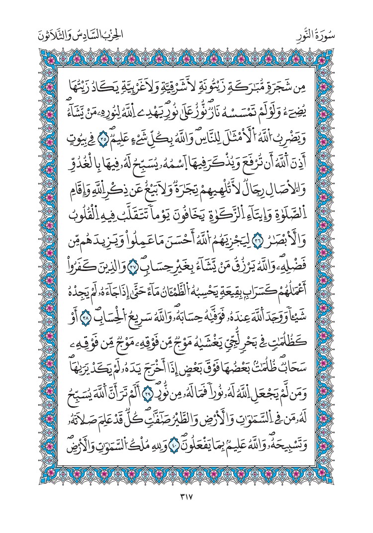 مصحف المدينة - صفحة 317