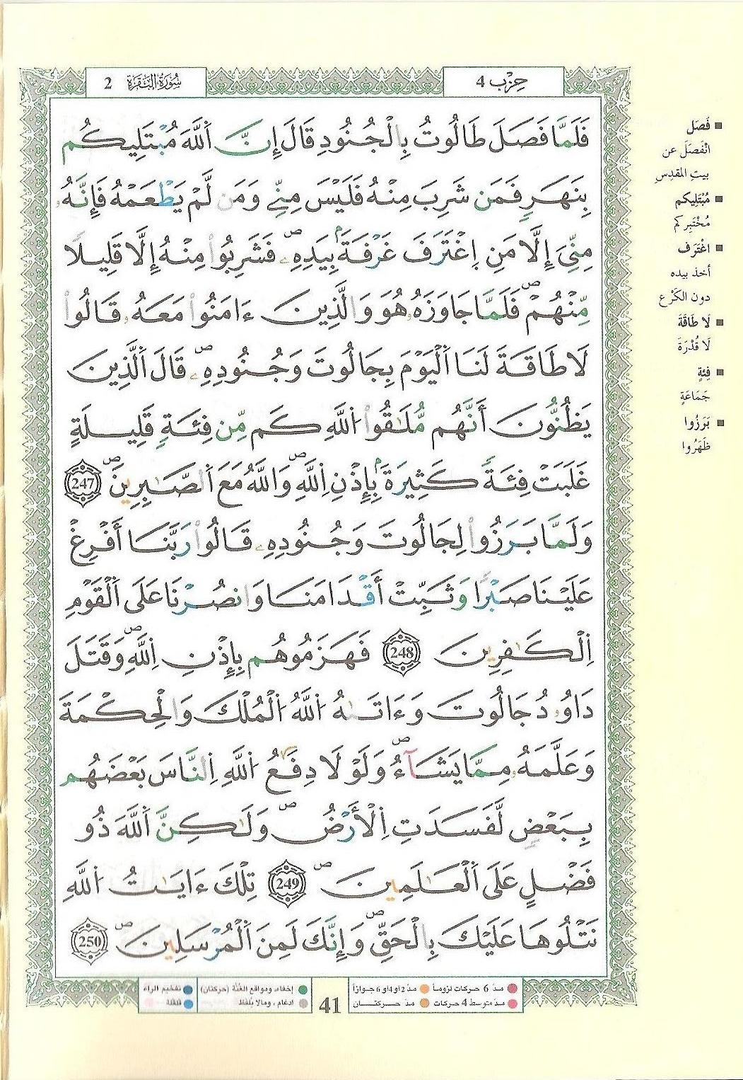 مصحف التجويد - صفحة 41