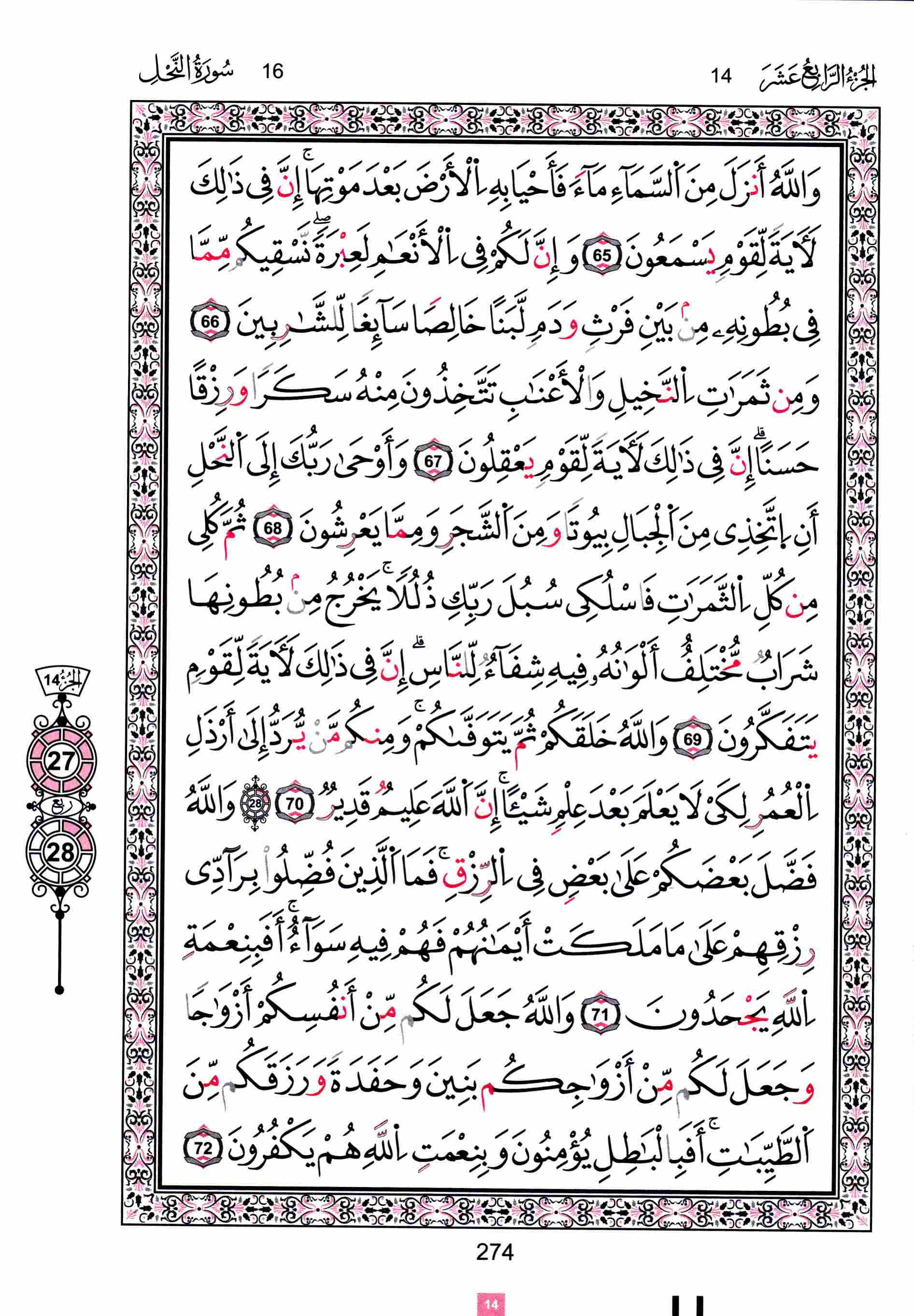 مصحف تونس - صفحة 274